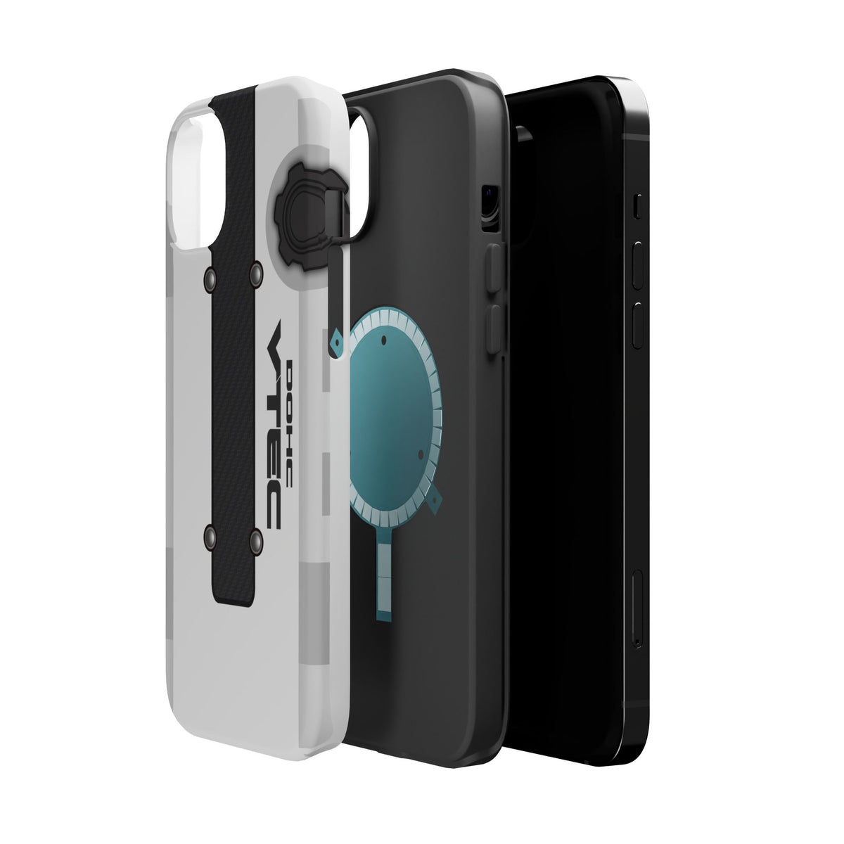 White B Series Engine Phone Case
