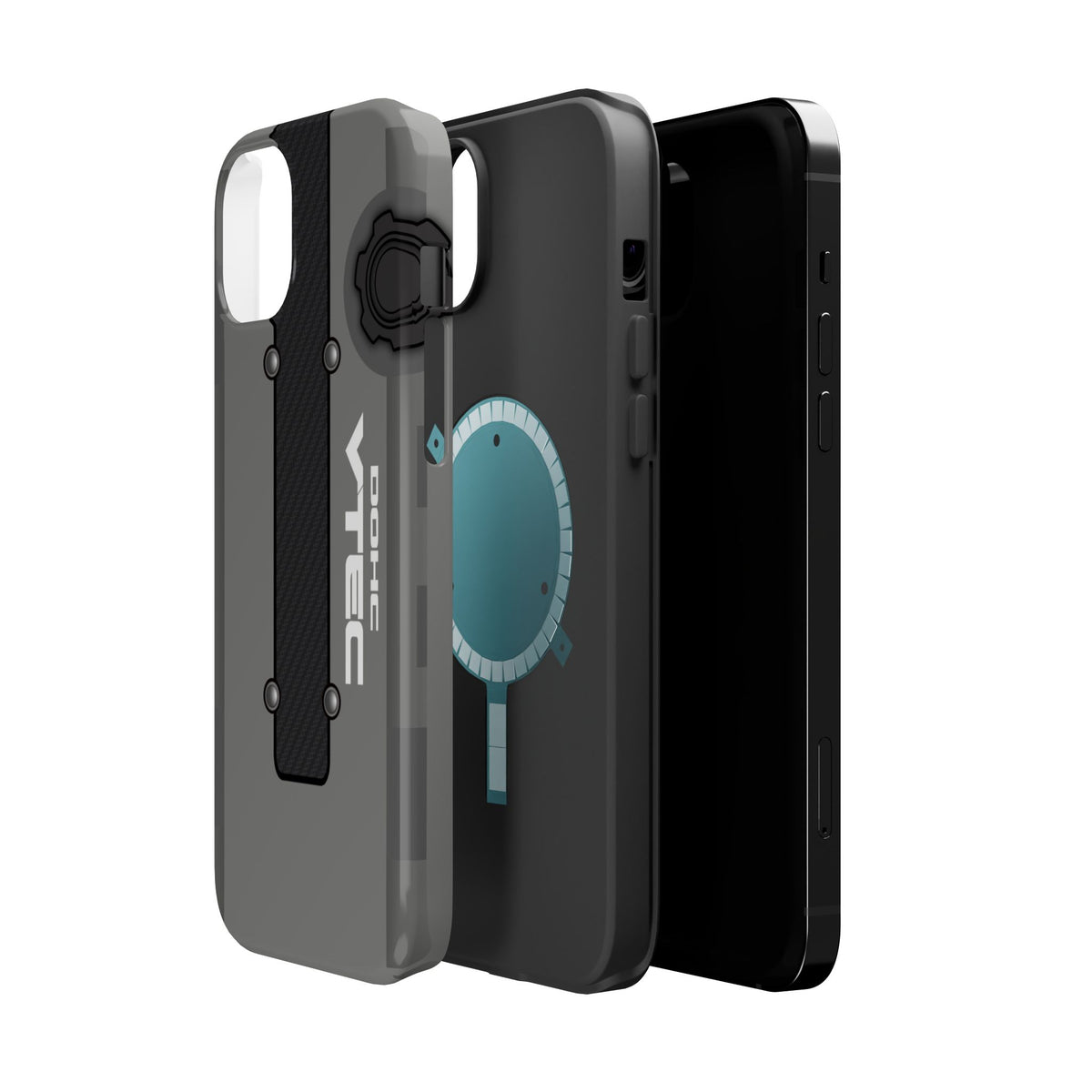 Gray B Series Engine Phone Case