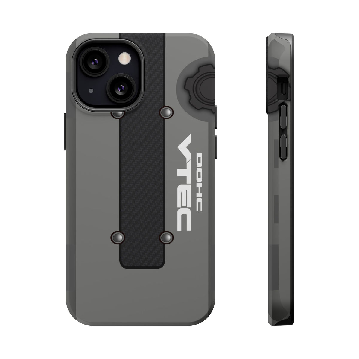 Gray B Series Engine Phone Case