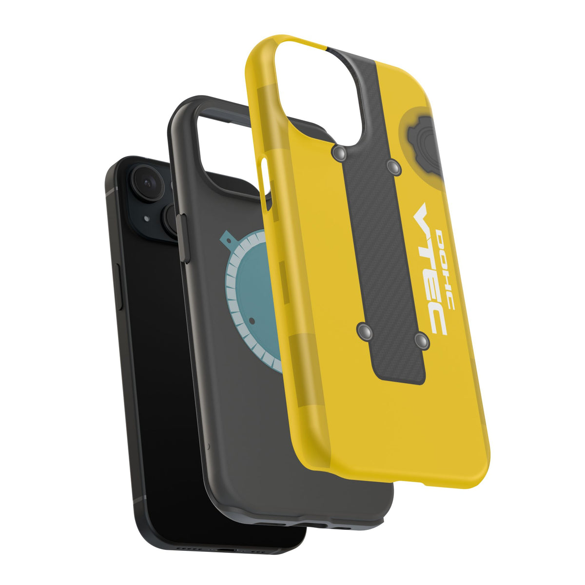 Yellow B Series Engine Phone Case