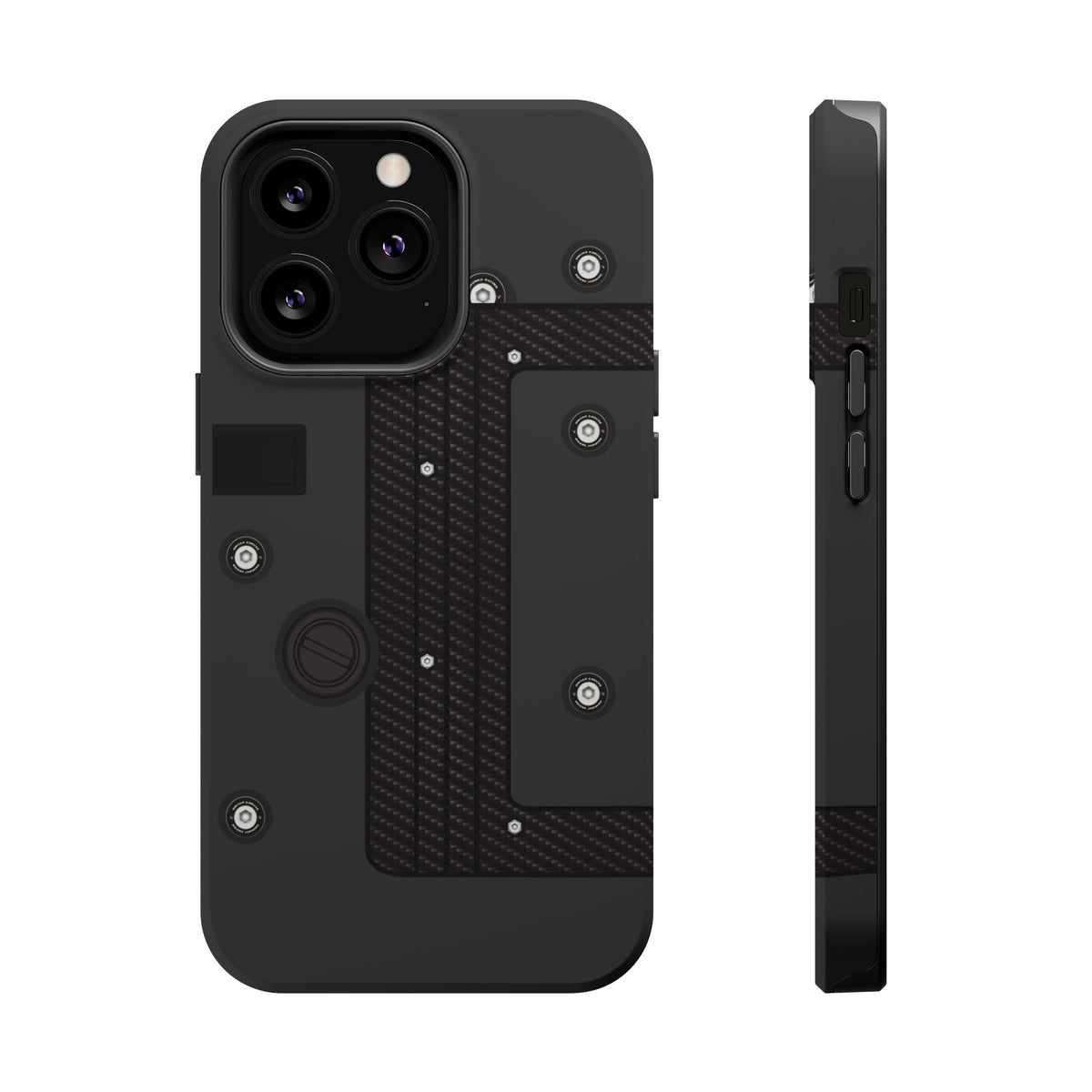 Black K Series Engine Phone Case