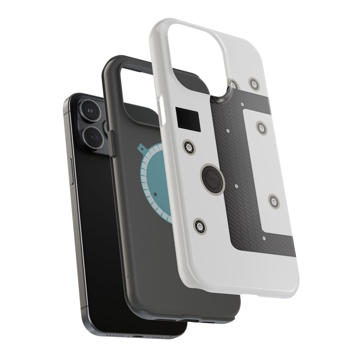 White K Series Engine Phone Case