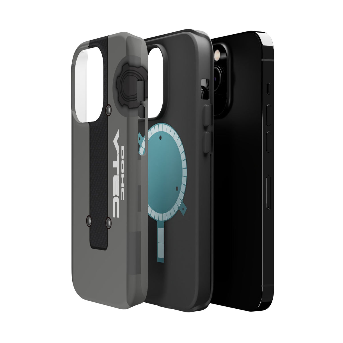 Gray B Series Engine Phone Case