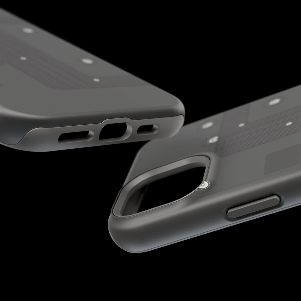 Black K Series Engine Phone Case