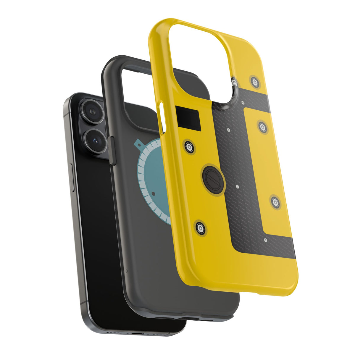 Yellow K Series Engine Phone Case