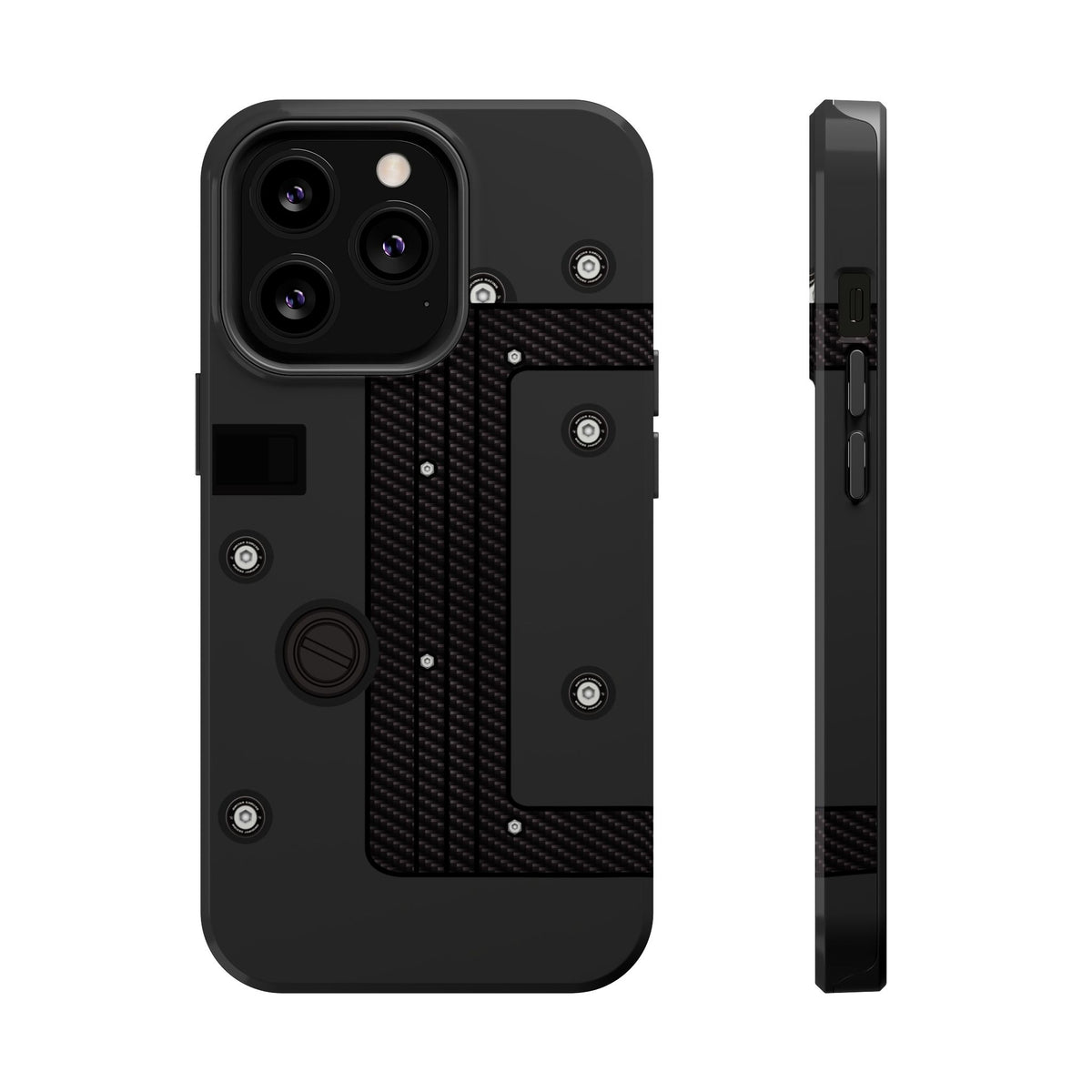 Black K Series Engine Phone Case