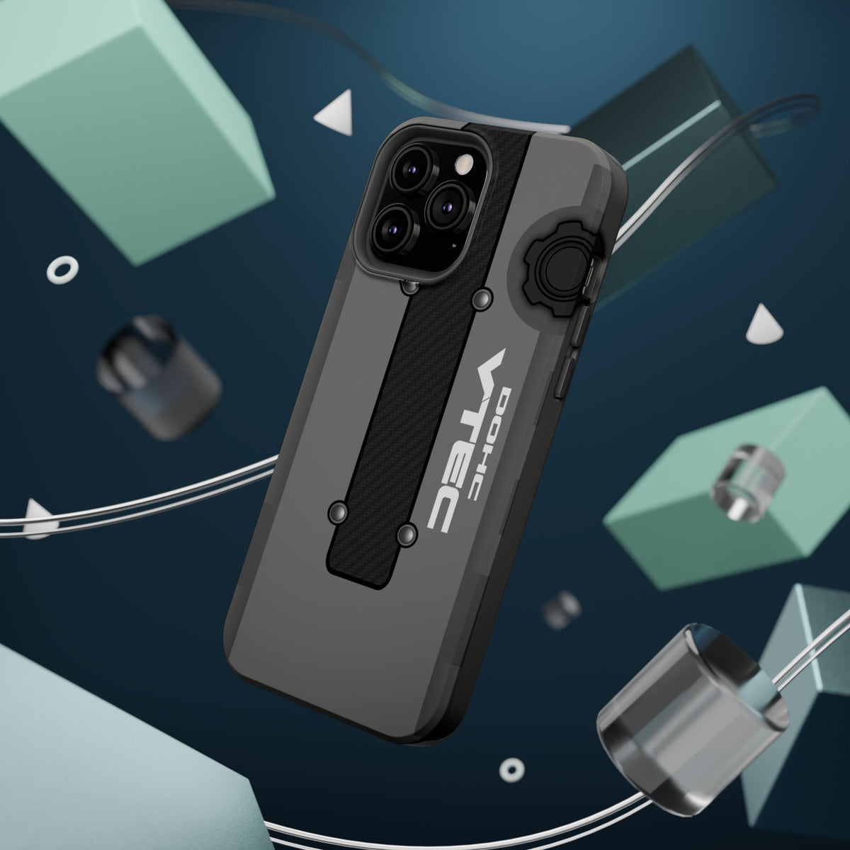 Gray B Series Engine Phone Case
