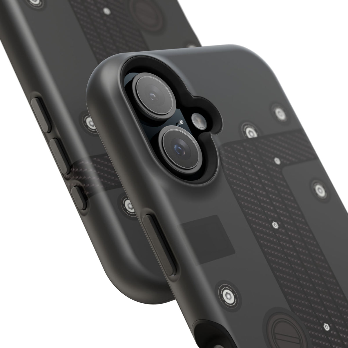 Black K Series Engine Phone Case