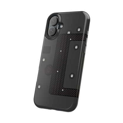 Black K Series Engine Phone Case