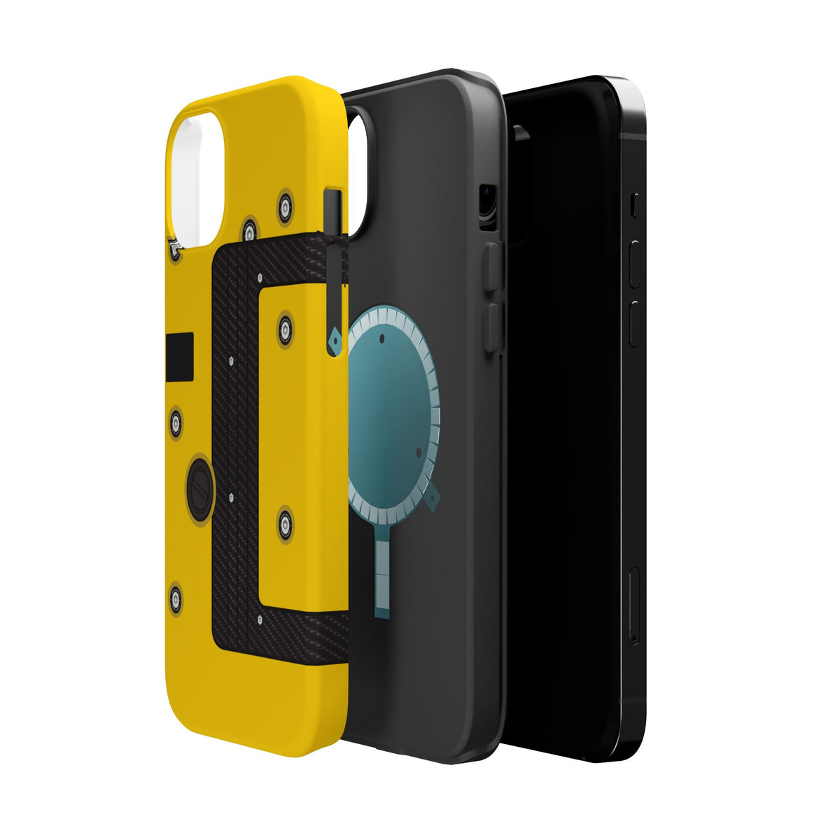 Yellow K Series Engine Phone Case