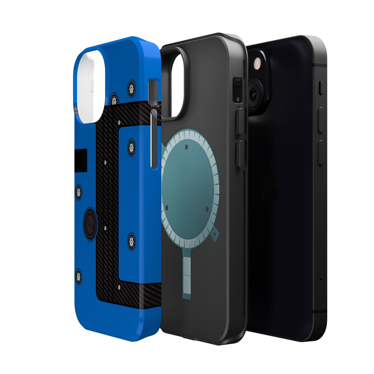 Blue K Series Engine Phone Case