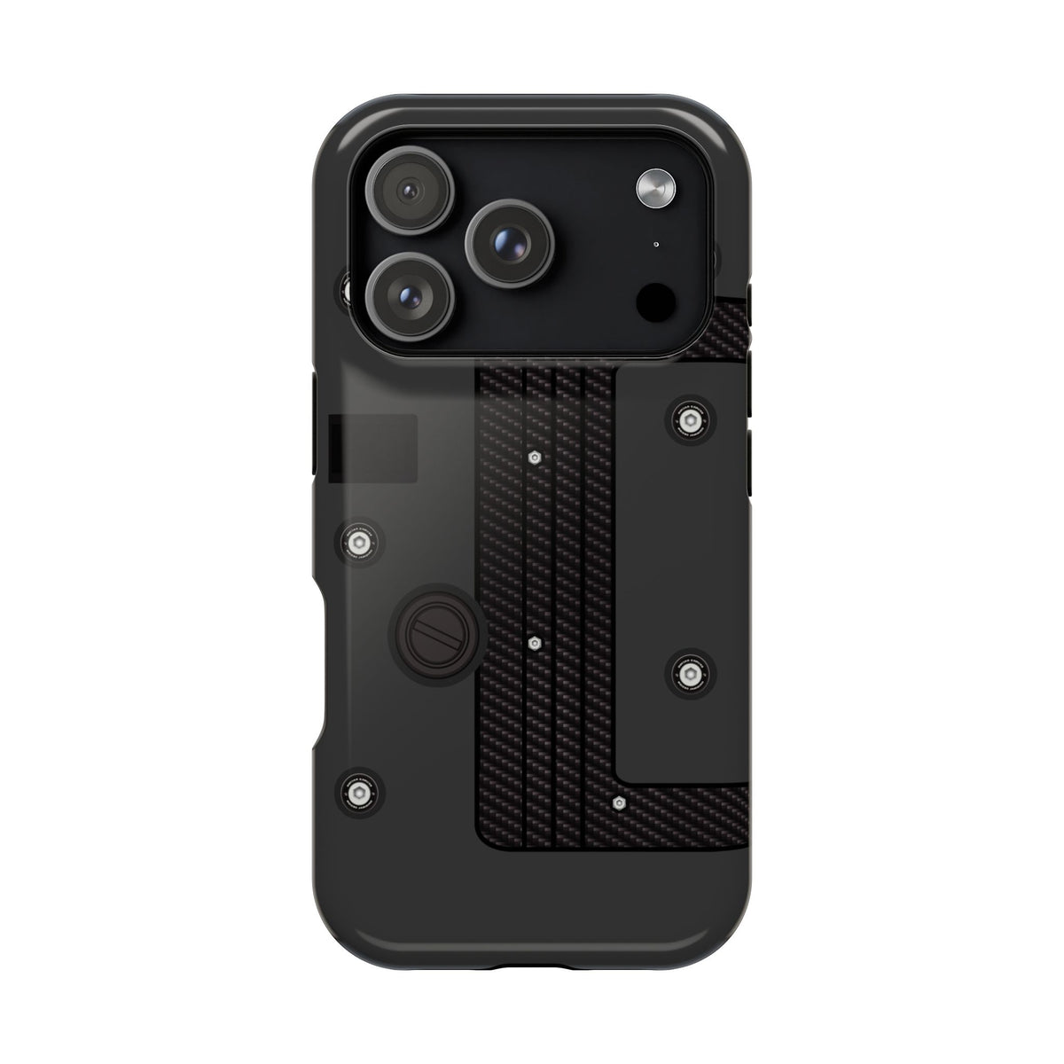 Black K Series Engine Phone Case