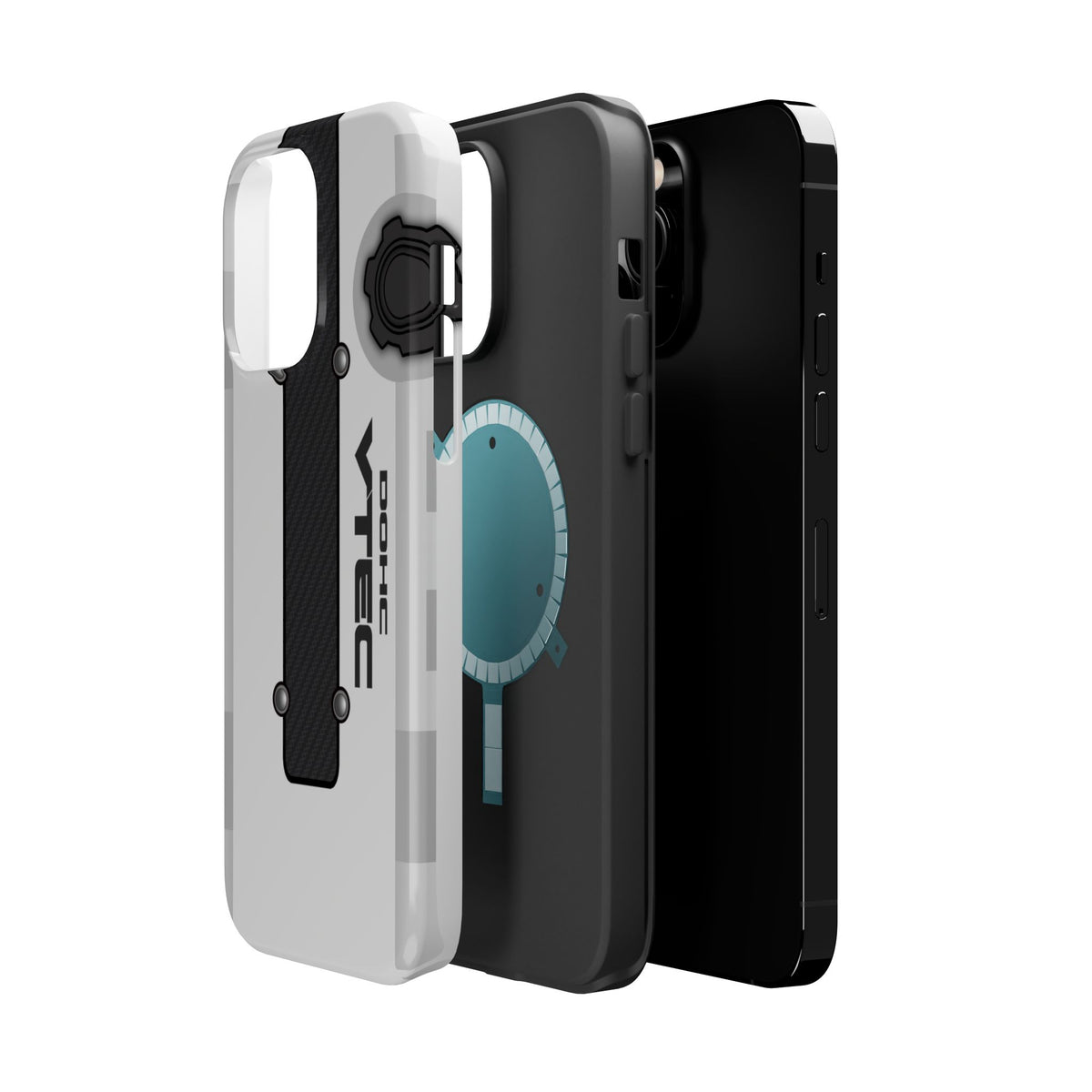 White B Series Engine Phone Case