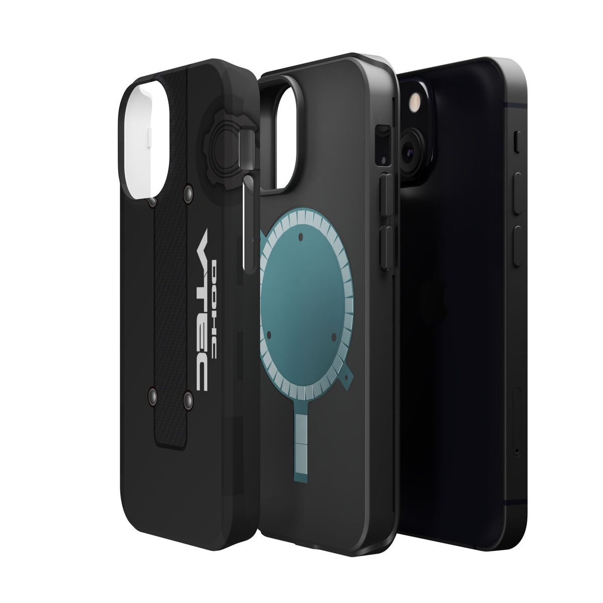Black B Series Engine Phone Case