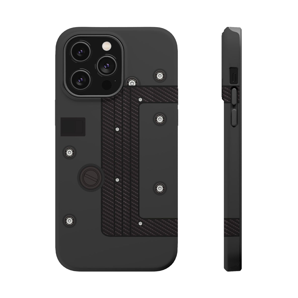 Black K Series Engine Phone Case