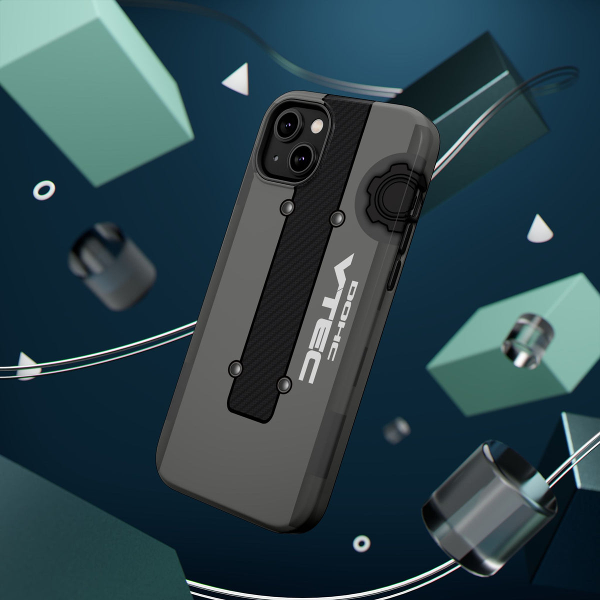 Gray B Series Engine Phone Case