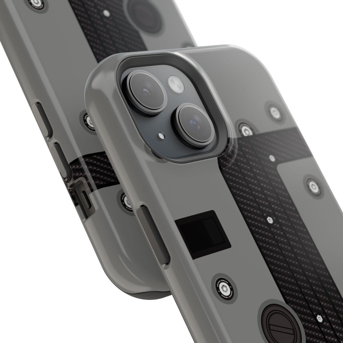 Gray K Series Engine Phone Case