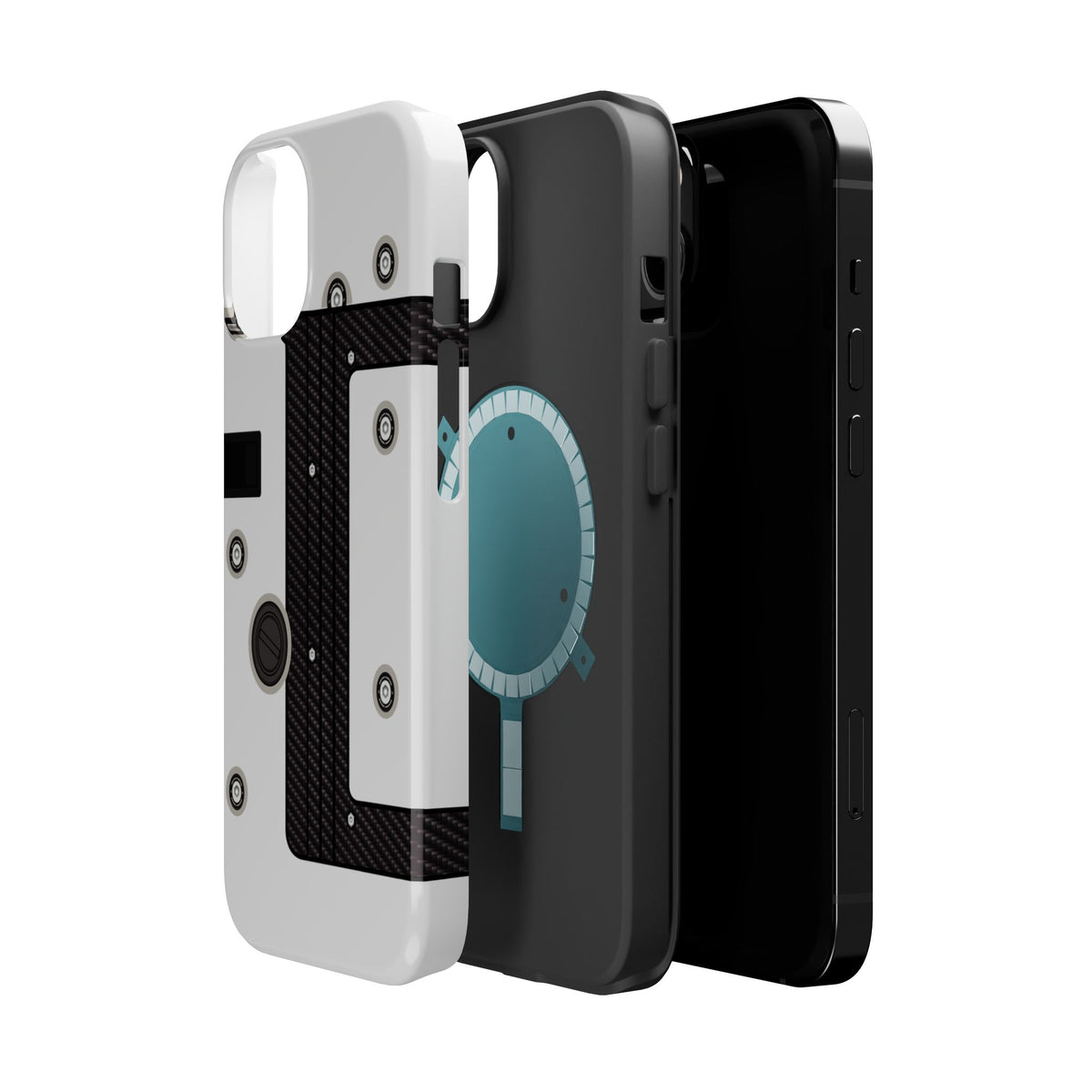 White K Series Engine Phone Case