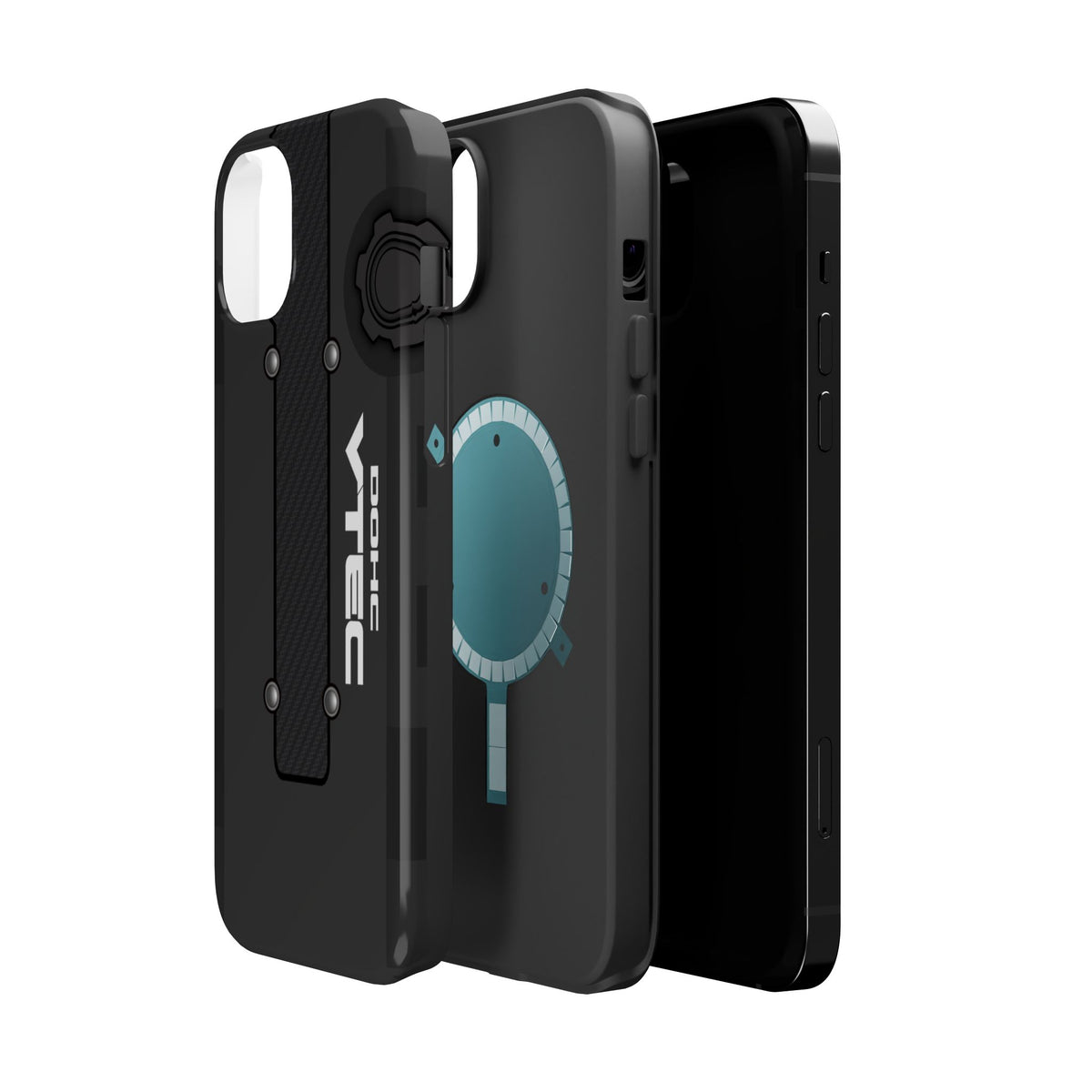 Black B Series Engine Phone Case