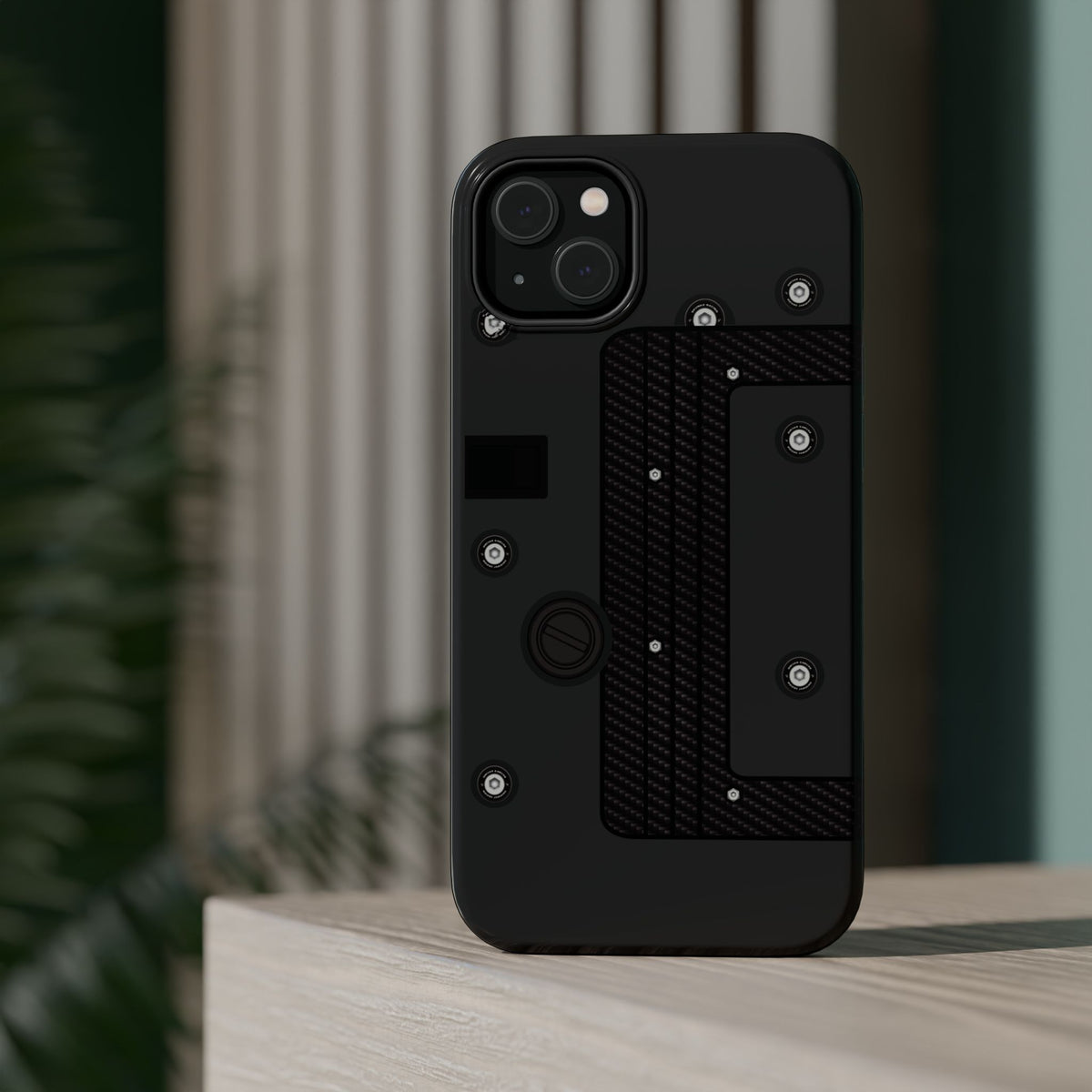 Black K Series Engine Phone Case