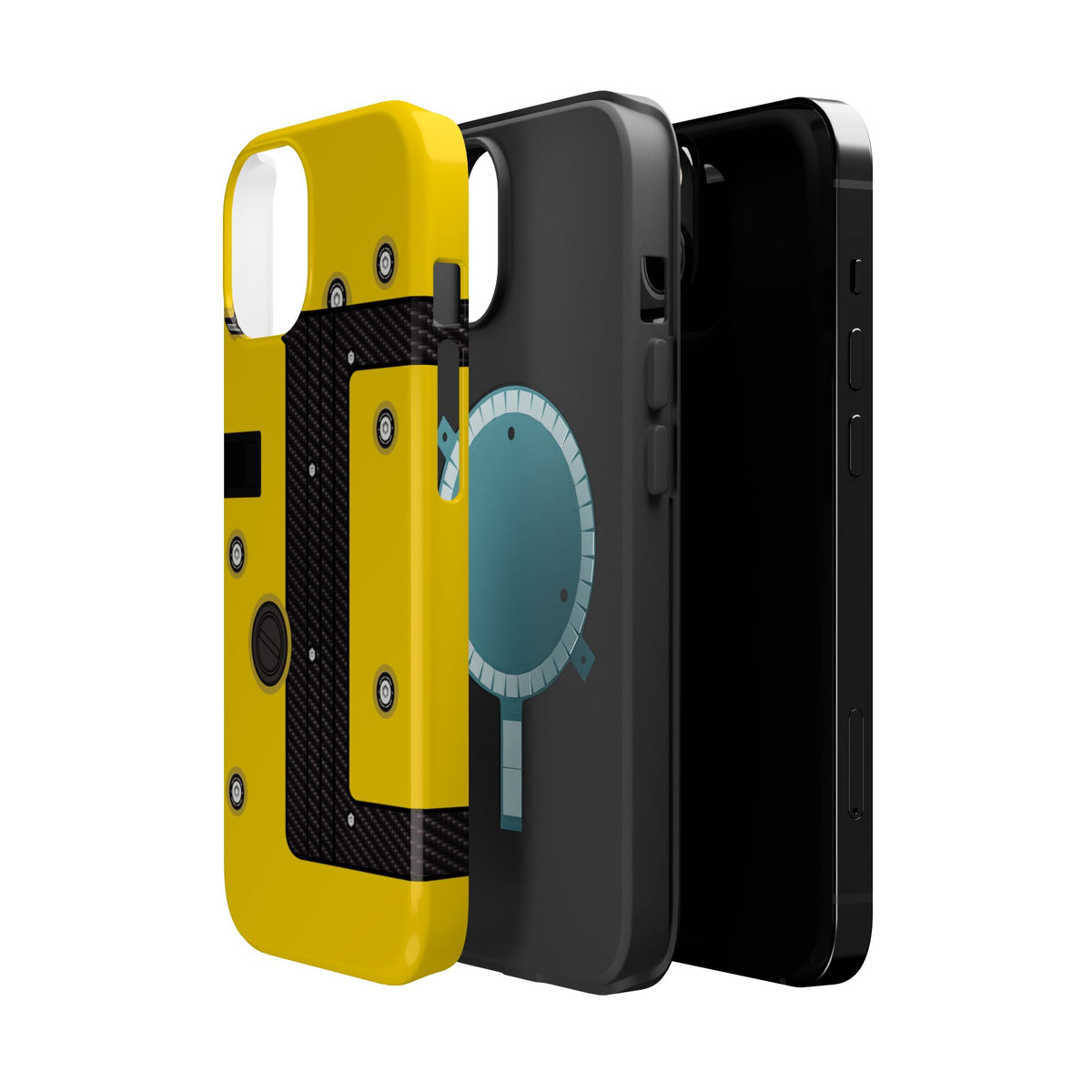 Yellow K Series Engine Phone Case
