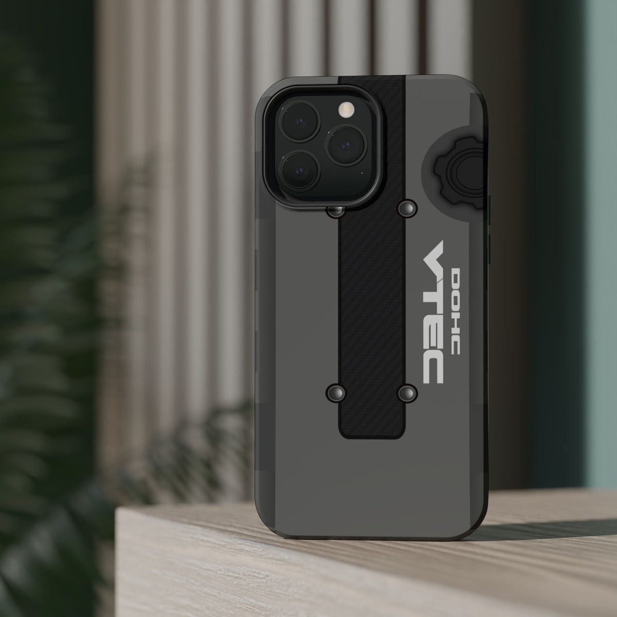 Gray B Series Engine Phone Case