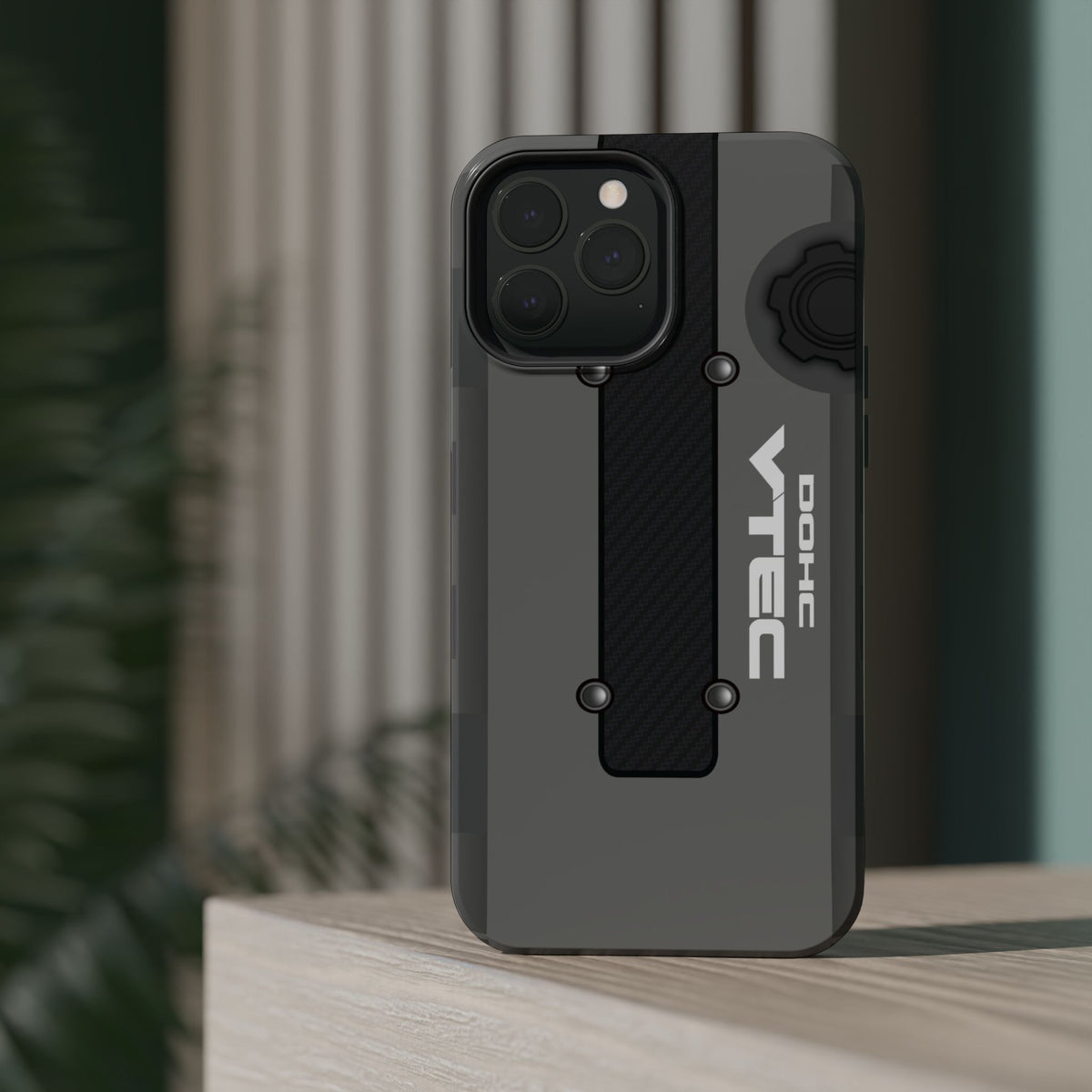 Gray B Series Engine Phone Case