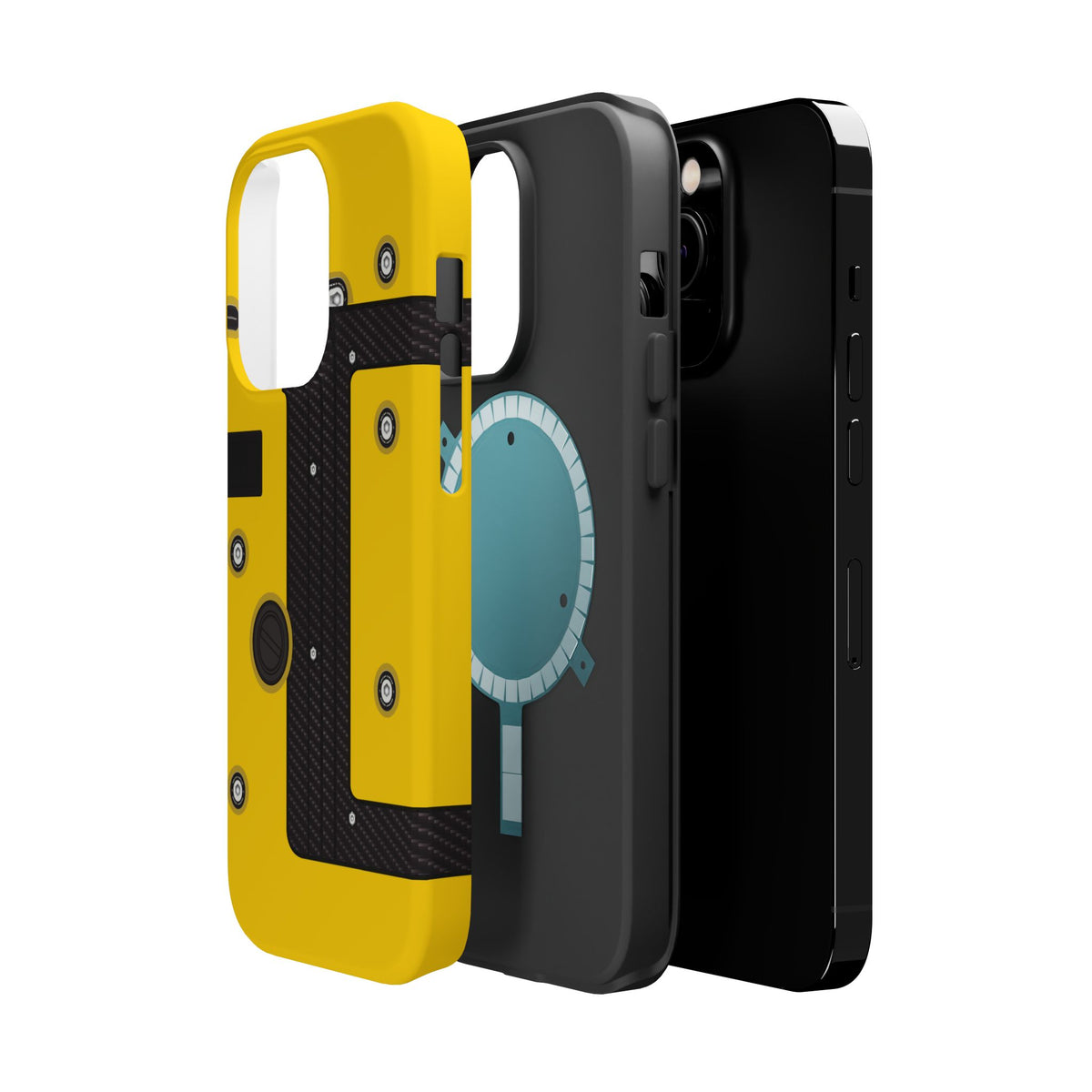 Yellow K Series Engine Phone Case