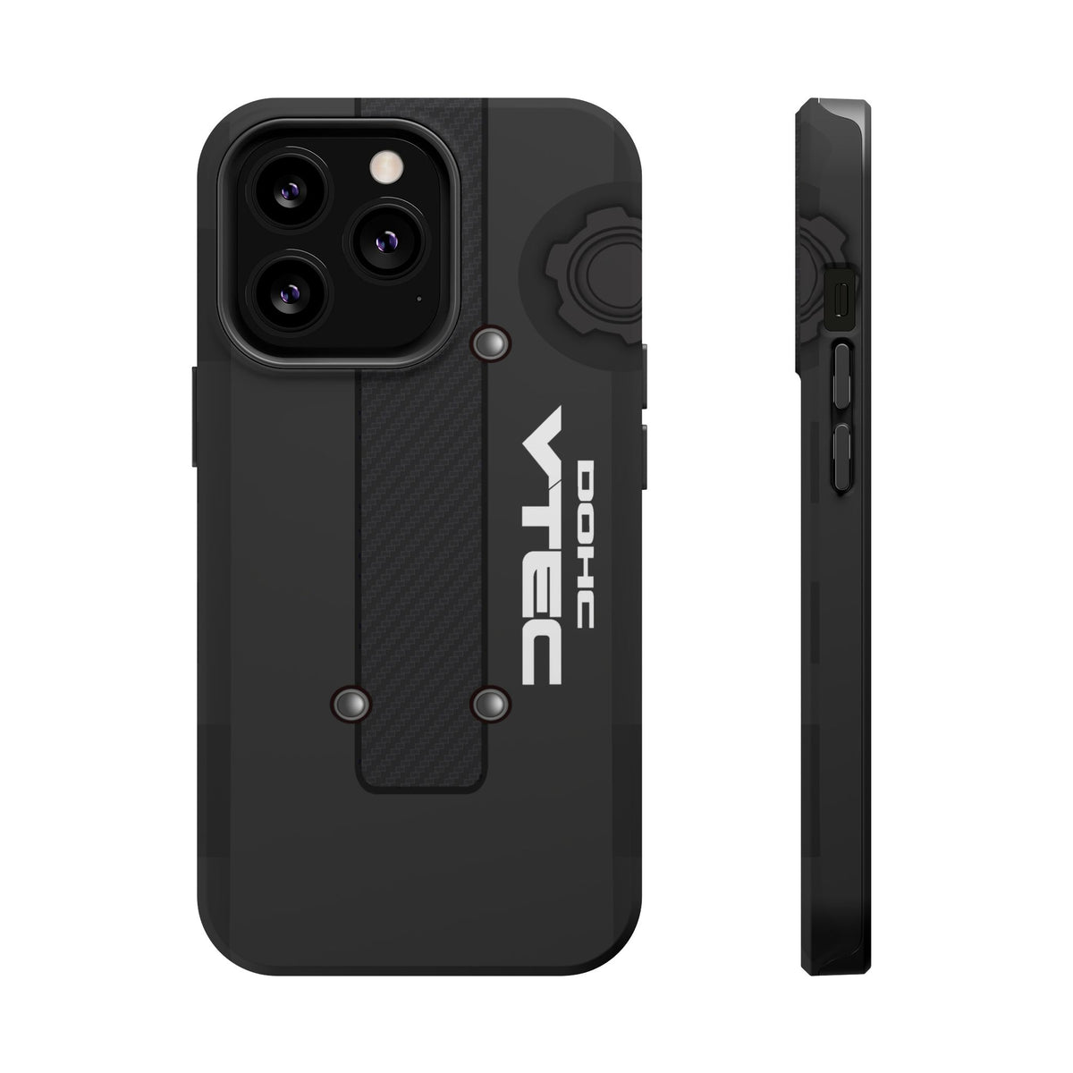 Black B Series Engine Phone Case
