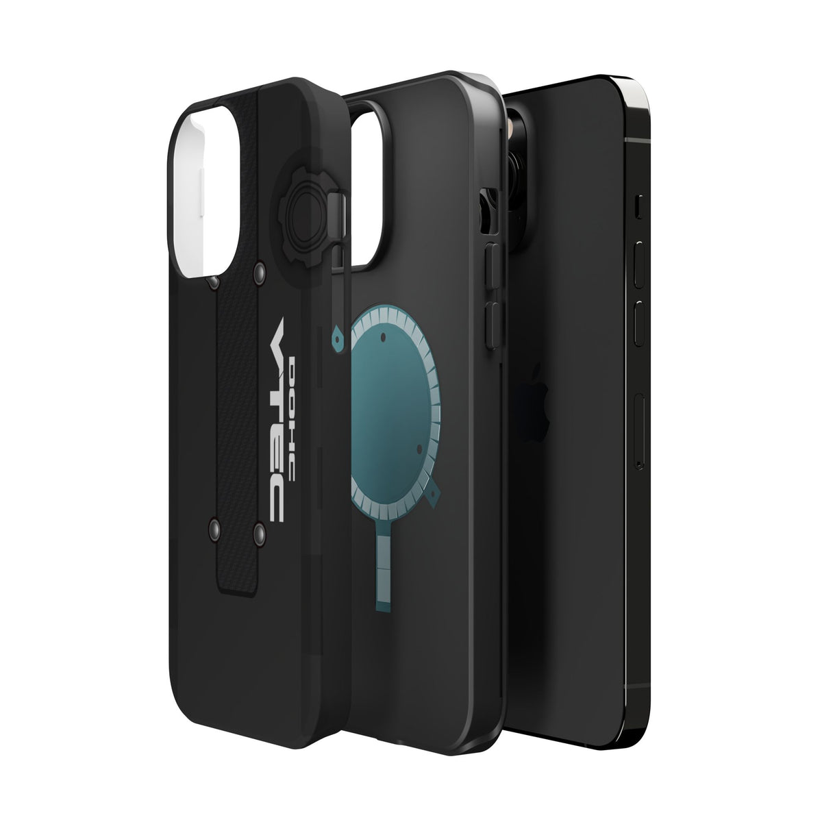 Black B Series Engine Phone Case