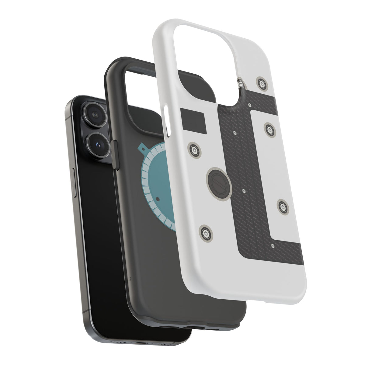 White K Series Engine Phone Case