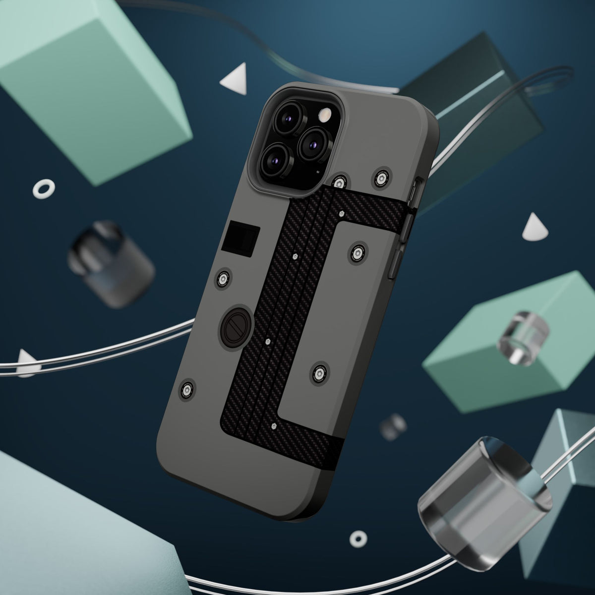 Gray K Series Engine Phone Case