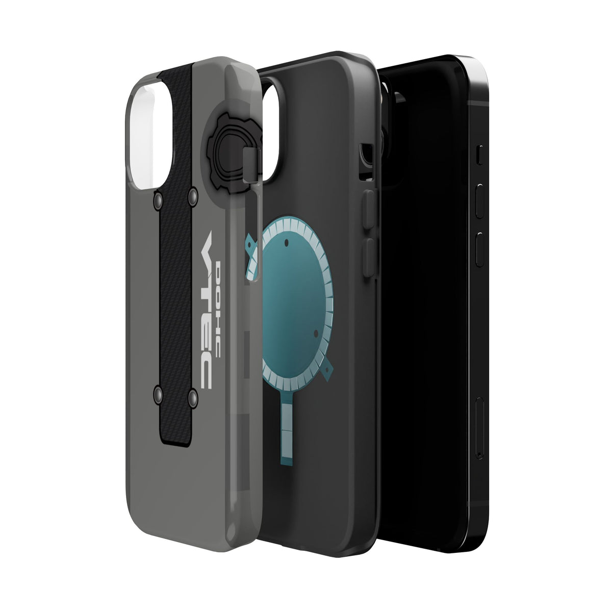 Gray B Series Engine Phone Case