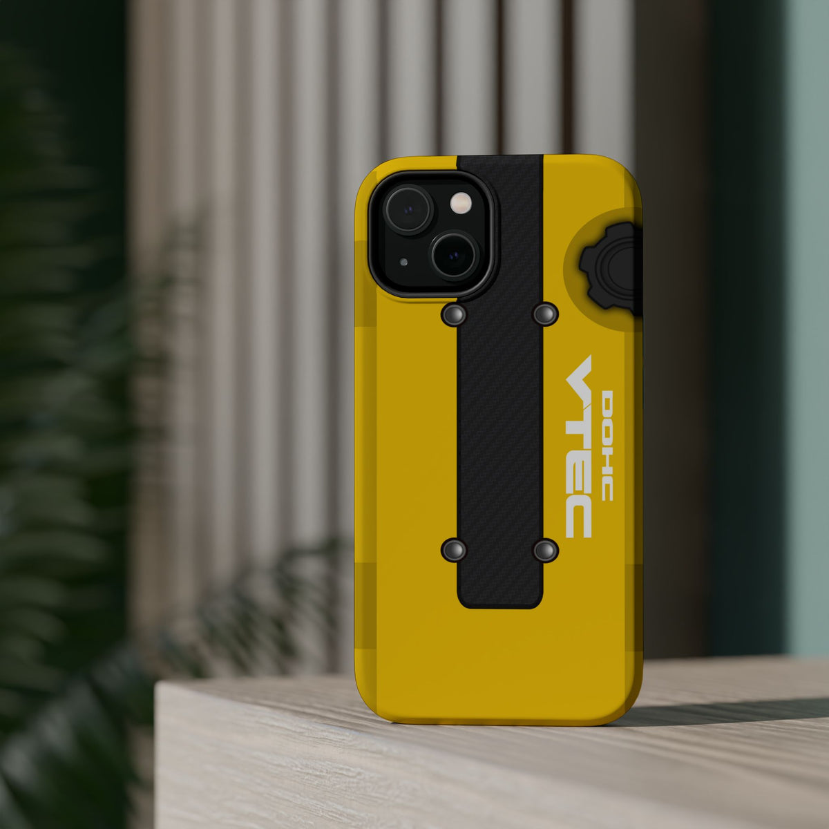 Yellow B Series Engine Phone Case