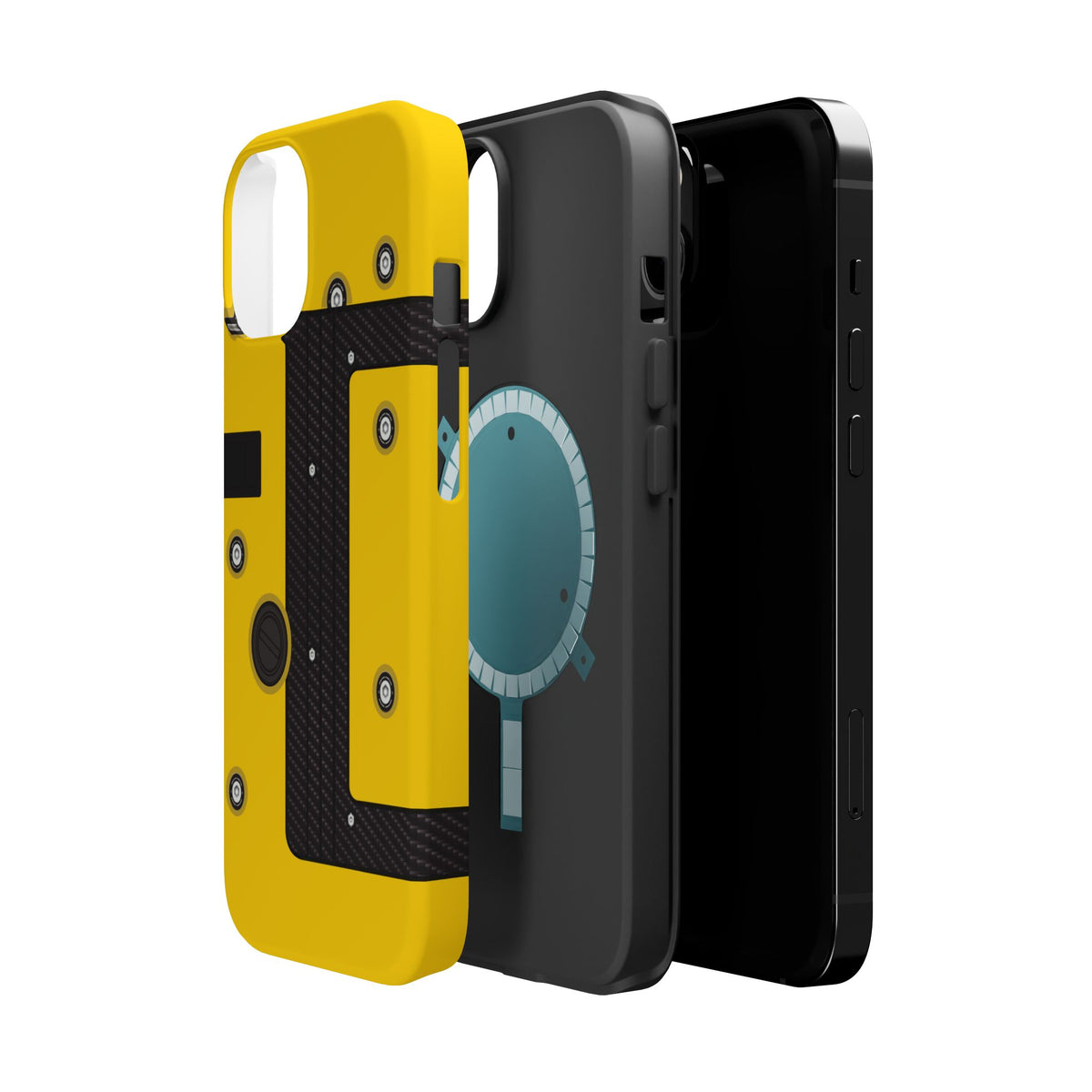 Yellow K Series Engine Phone Case