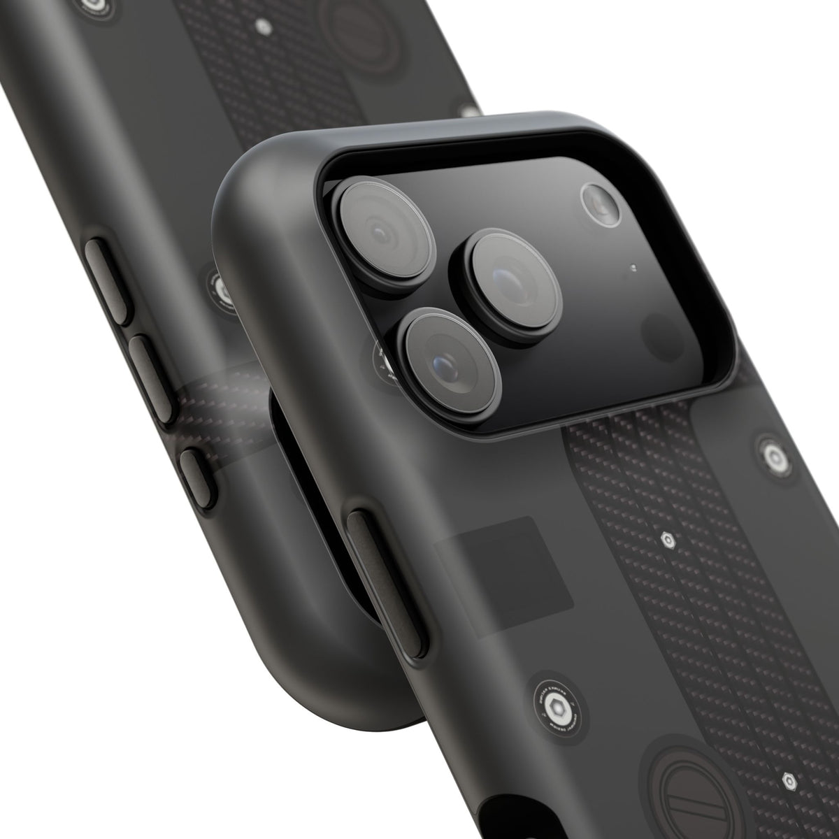 Black K Series Engine Phone Case