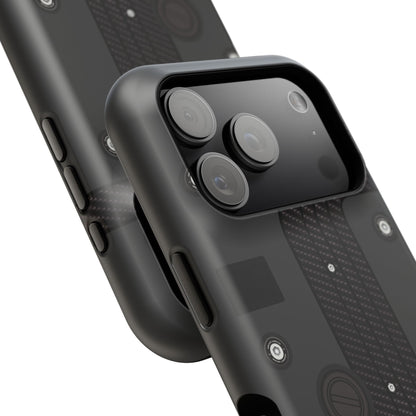 Black K Series Engine Phone Case