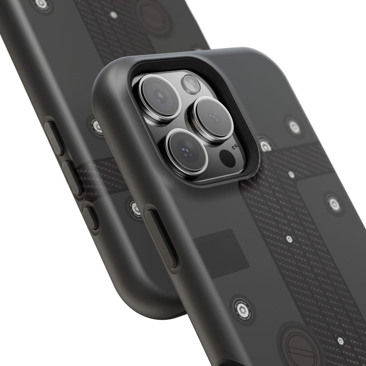 Black K Series Engine Phone Case