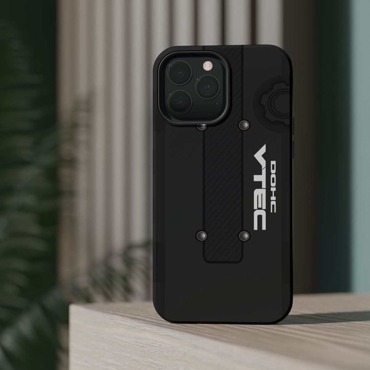 Black B Series Engine Phone Case