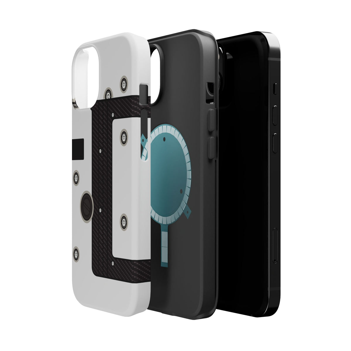 White K Series Engine Phone Case
