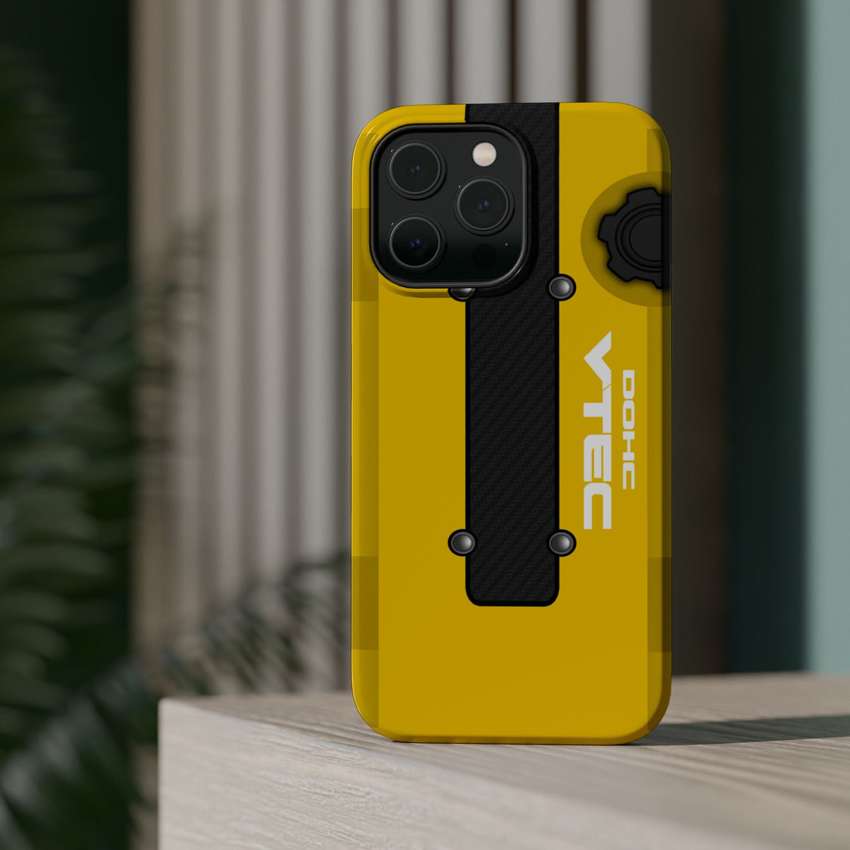 Yellow B Series Engine Phone Case