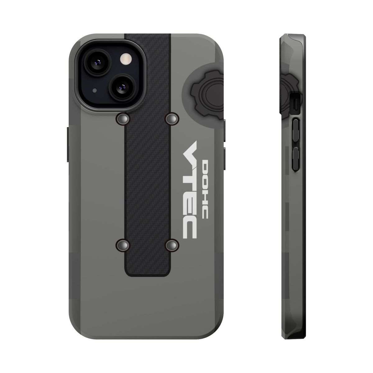 Gray B Series Engine Phone Case