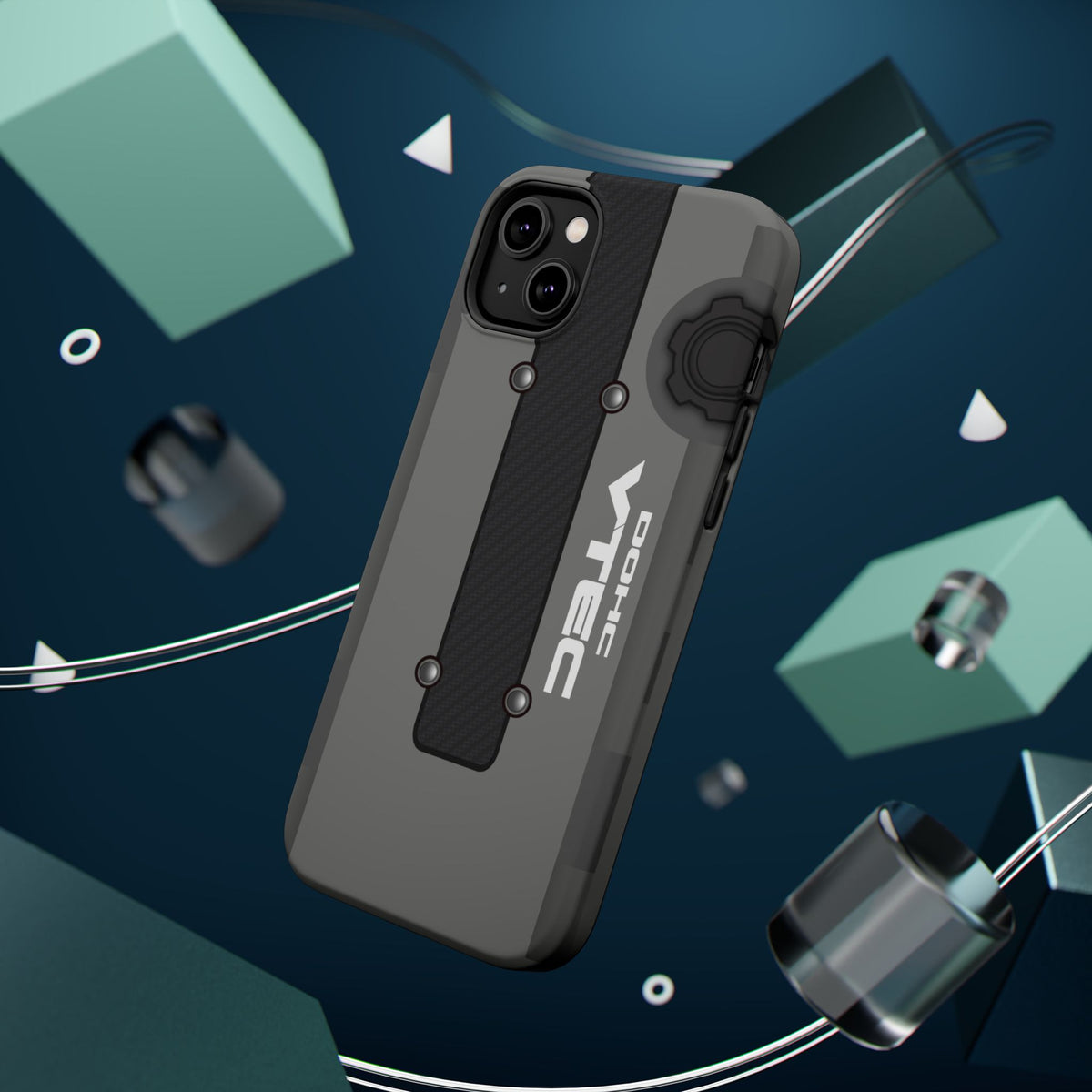 Gray B Series Engine Phone Case