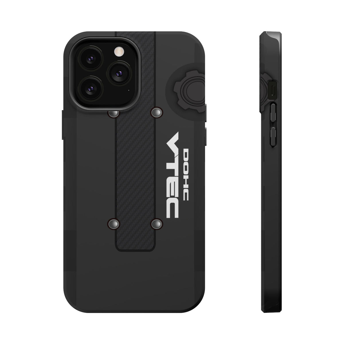 Black B Series Engine Phone Case