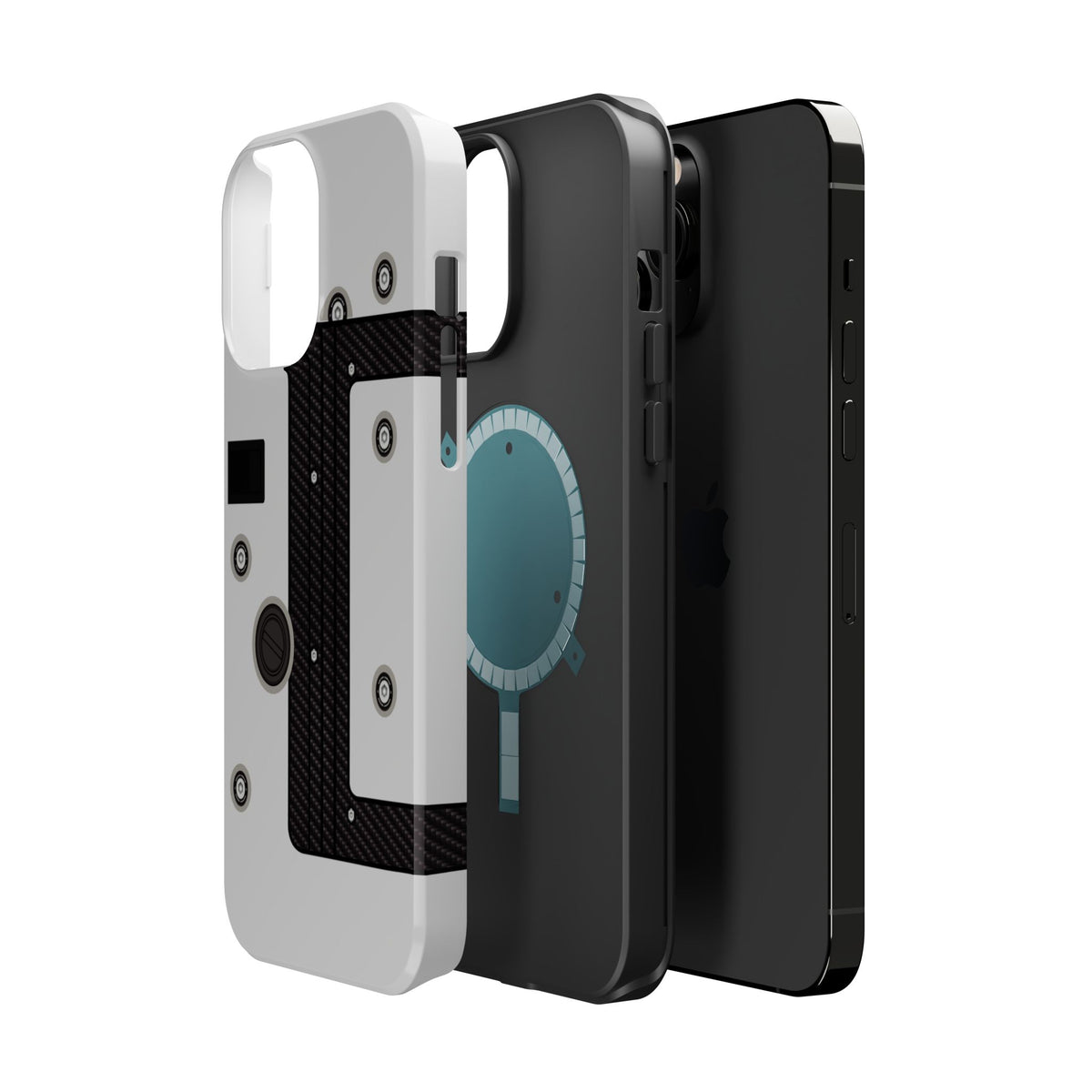White K Series Engine Phone Case