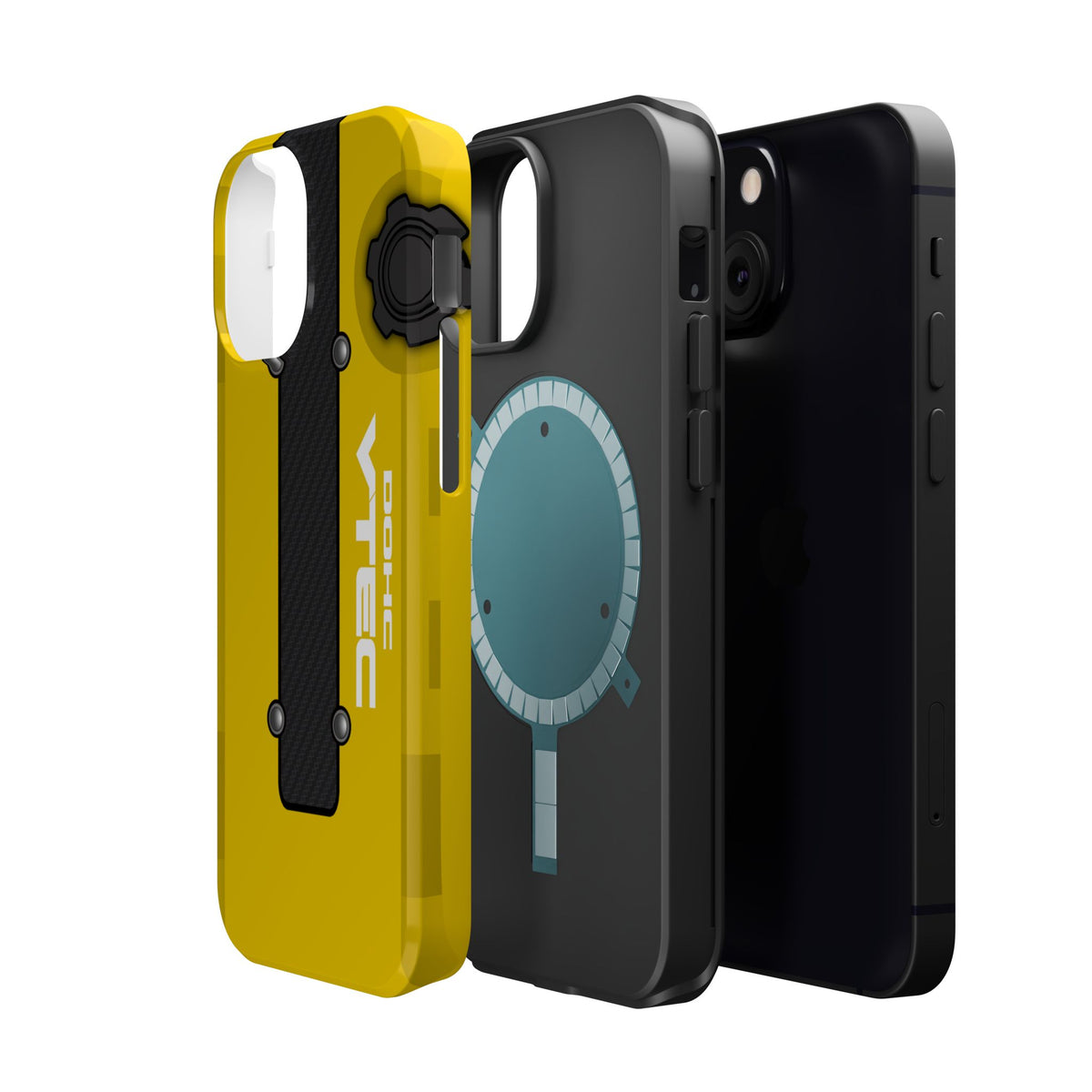 Yellow B Series Engine Phone Case