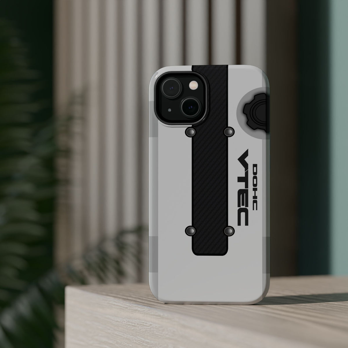 White B Series Engine Phone Case