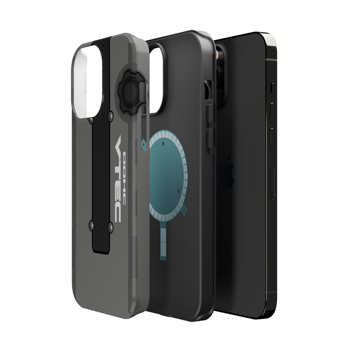 Gray B Series Engine Phone Case