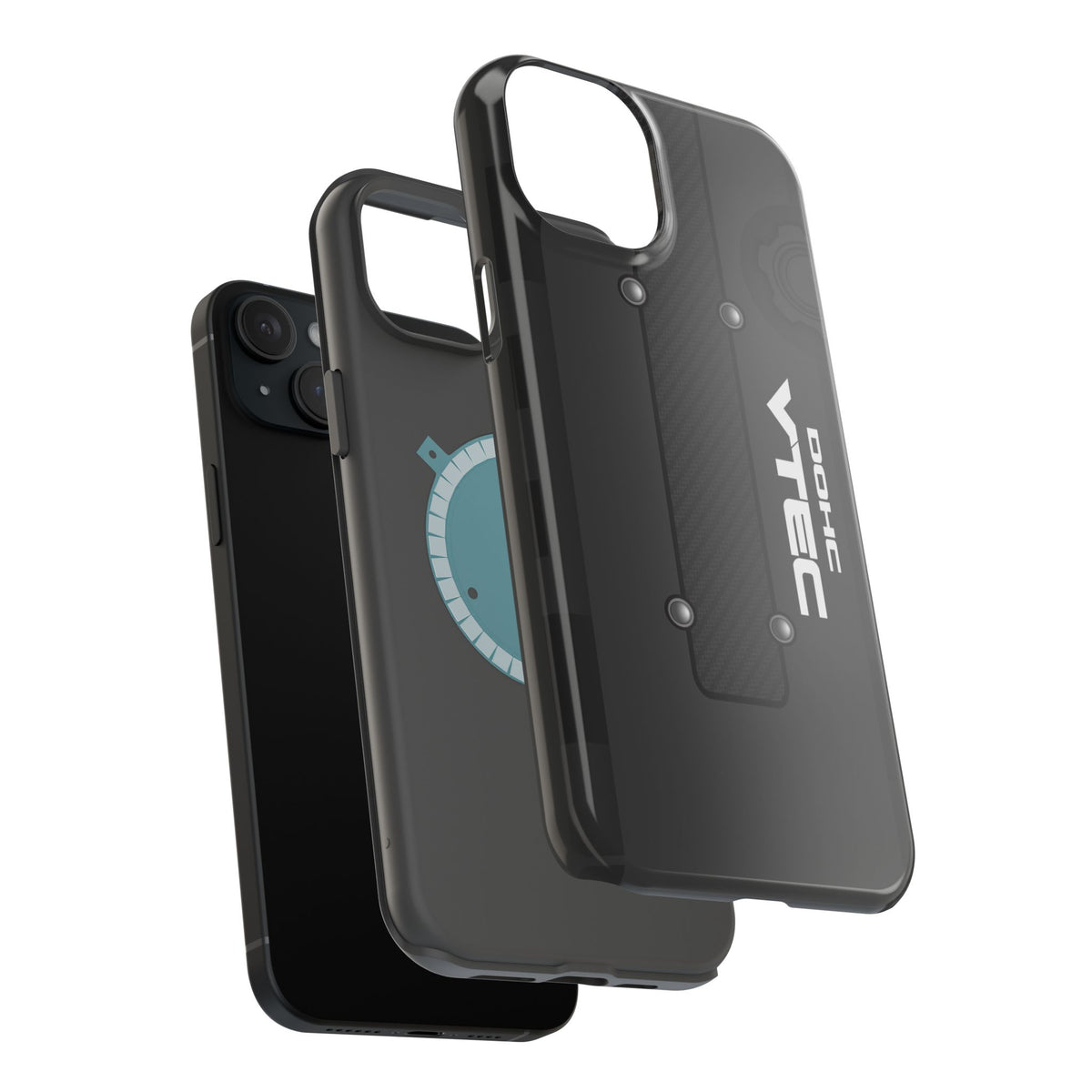 Black B Series Engine Phone Case