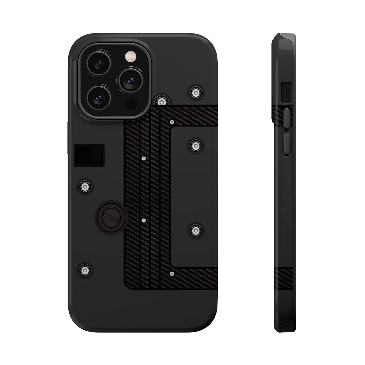 Black K Series Engine Phone Case